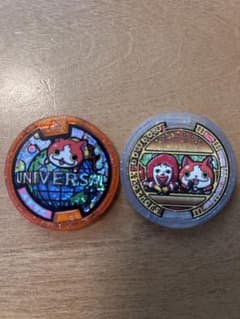 妖怪ウォッチ メダル ユニバーサル マクドナルド 2枚セットのサムネイル