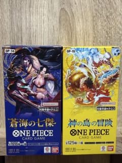 ONE PIECEカード2種セット 蒼海の七傑 神の島の冒険 ワンピース box