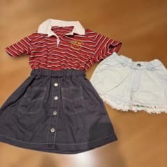 ブリーズ半袖ポロシャツワンピース、ショートパンツ