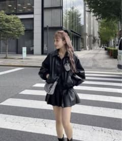 "mannish" leather jacketトリートユアセルフのサムネイル
