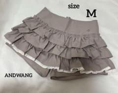 andwang Charm Frill Culotte Mini Skirt - メルカリ