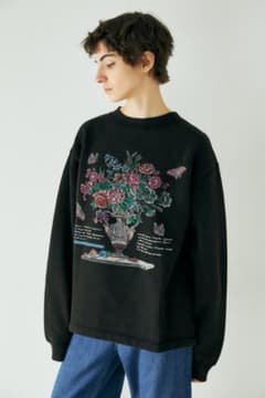 MOUSSY FLOWER IN VASE プルオーバーのサムネイル