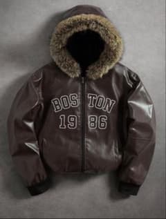 BOSTON 1986 フード付きスタジャンのサムネイル