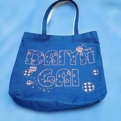 トートバッグ ネイビー 紺 ブルー A4 33x32x7 ダイヤ街 - メルカリ