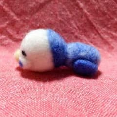 羊毛フェルト 手乗りインコ♡のサムネイル