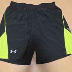Under Armour ランニングショーツ ブラック ネオンイエローのサムネイル
