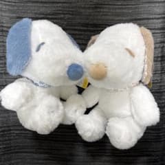 スヌーピー 花柄 ぬいぐるみ 2個セットのサムネイル