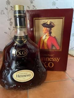 未開栓 Hennessy XO 金キャップ クリアボトルのサムネイル