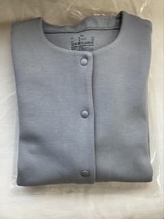 【大幅値下げ】美品＊無印良品二重編みスウェットカーディガンのサムネイル