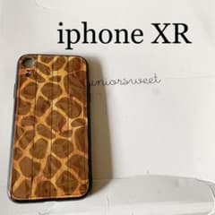 iphone XR用スマホケース/ きらきらサファリ柄/ 新品未使用/のサムネイル
