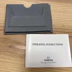 OMEGA 純正カードケース 取扱説明書セット - メルカリ