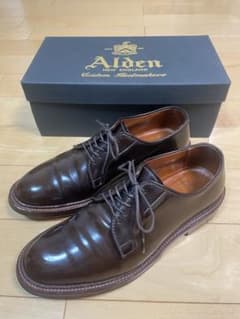 オールデン　Alden シガー　プレーントゥ　93911 7D レアカラー オールデン Alden シガー プレーントゥ 93911 7D レアカラー - メルカリ