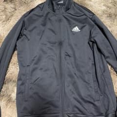adidas ブラック ジャージ ジャケットのサムネイル