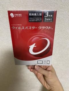 【新品未開封】ウイルスバスター クラウド 3年版 同時購入用のサムネイル