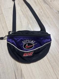 つ*引様 NIKE supreme コラボウエストポーチ ブランド古着】ナイキ Shoulder Bag ショルダーバッグ ウエストバッグ