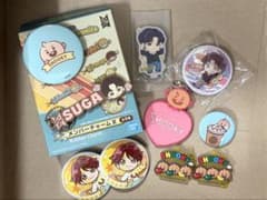 TinyTAN BT21 SUGA 缶バッジ ラバーチャーム セットのサムネイル