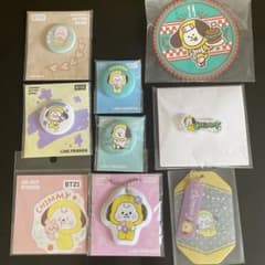 BT21 CHIMMY Chimmy Pin Badge and 9 other items set