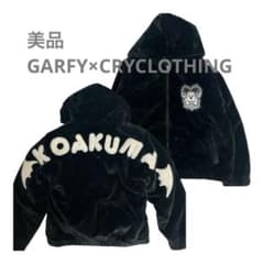 【美品】ケリークロージング×ガルフィー　小悪魔ファーパーカー ブルゾン ワッペン 美品】ケリークロージング×ガルフィー 小悪魔ファーパーカー ブルゾン