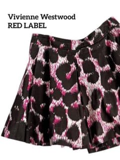 Vivienne Westwoodレオパード ・ ミニスカート3サイズ Vivienne Westwood RED LABELレオパードプリーツスカート - メルカリ