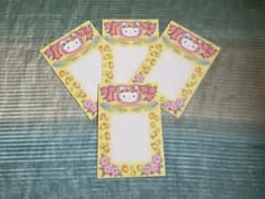 2001年 キティ レトロ ハイビスカス トロピカル ポストカード４枚セットのサムネイル