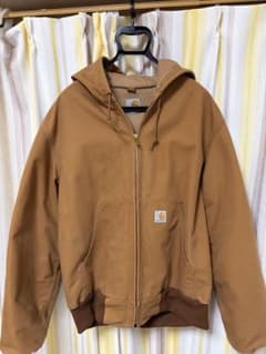 Carhartt ブラウン フード付きジャケット - メルカリ