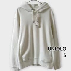 タグ付き UNIQLO プルパーカー メンズS レディースM〜L相当 ホワイト