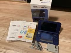 New 3DS LL メタリックブルー 本体と箱付き