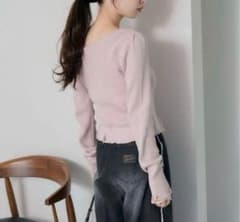 【kastane】ダメージリブニットプルオーバーのサムネイル
