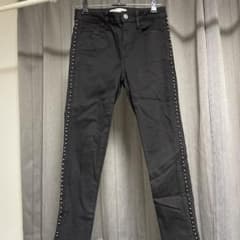 ZARA スキニーパンツ　黒のサムネイル