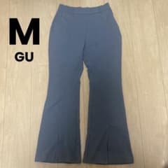 GU グレー ワイドパンツ Mサイズのサムネイル