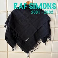 RAF SIMONS ブラック ストール 2001-2002 RAF SIMONS ブラック ストール 2001-2002 - メルカリ