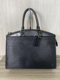 ルイヴィトン リヴィエラ エピ ハンドバッグ 黒 チャーム ビジネス