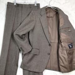 極美品バーバリー セットアップスーツ 上下 秋冬 メンズ M相当 B0217
