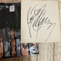 吉田拓郎直筆サインとTシャツ - メルカリ