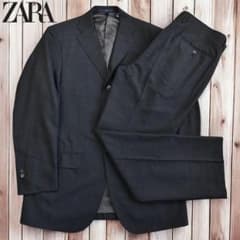 01M628◯ ZARA 総裏 スーツ 上下 セットアップ ビジネス フォーマル