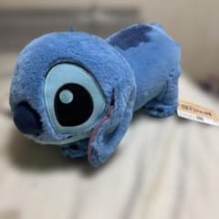 ディズニー スティッチ　寝そべり なでなでしてね 超BIGぬいぐるみ