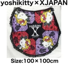 yoshikitty × X JAPAN タオル 100×100cmのサムネイル