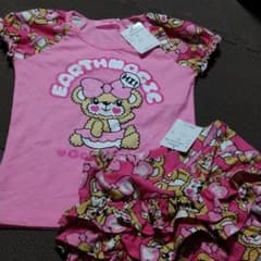 総柄パフスリーブセトアのサムネイル