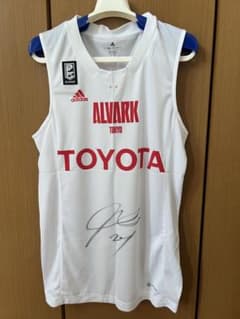 アルバルク東京 田中大貴　ユニフォーム サイン入りのサムネイル