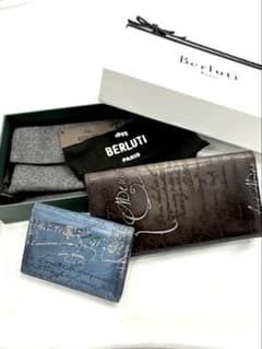 BERLUTI ベルルッティ カリグラフィ 長財布 カードケース 2点セット箱付のサムネイル