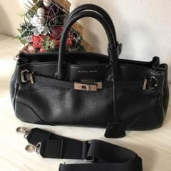 ☆期間限定☆ADMJ 2WAY レザーバーキン型バッグ 美品のサムネイル