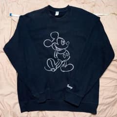 UNIQLO UT ディズニー ミッキー スウェット ブラック Lのサムネイル