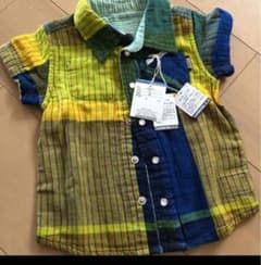 チェックシャツ　90のサムネイル