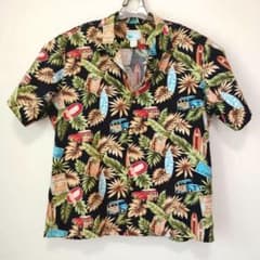 Pride of Hawaii ヴィンテージ風 アロハ ウッディカー柄 XLのサムネイル