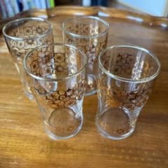 ガラスコップ ゴールドモチーフ 4個セットのサムネイル