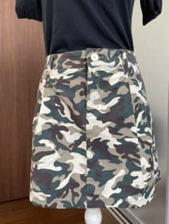 お値下げ！パーリーゲイツ/カモフラージュスカート１のサムネイル