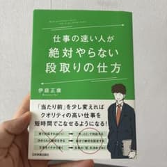 仕事の速い人が絶対やらない段取りの仕方 伊庭正康のサムネイル