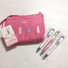 afternoonteeとevianのコラボ　ポーチとボールペンのサムネイル