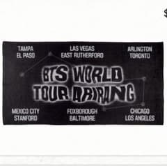 BTS WORLD TOUR ARIRANG タオル アメリカ限定 US限定 - メルカリ