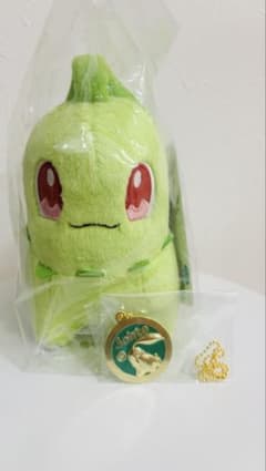 き*照様 一番くじ ポケモン 30th チコリータぬいぐるみ メタルチャーム セのサムネイル